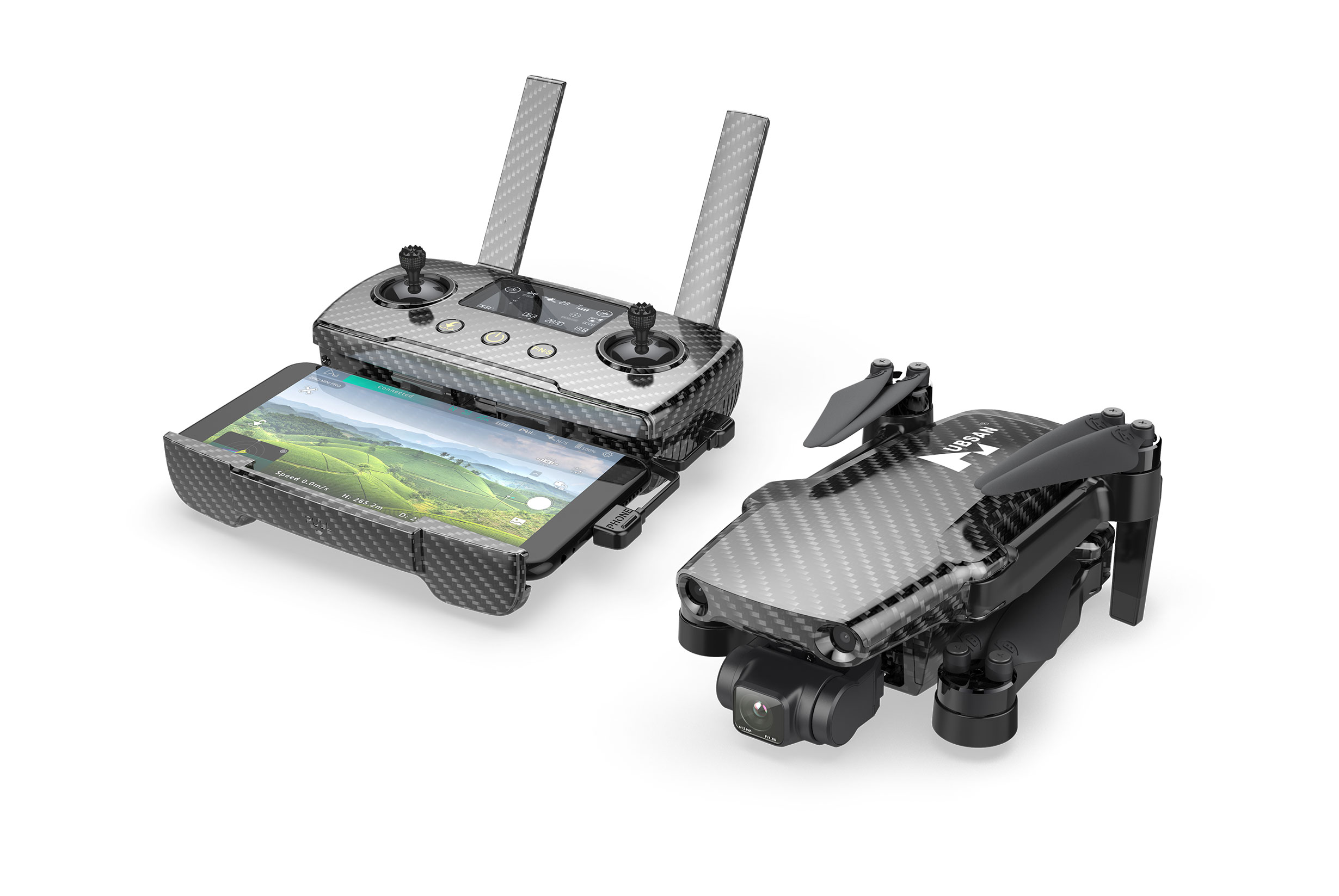 ZINO MINI PRO REFINED portable version with 3 batteries